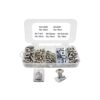 Kit de tuerca de tornillo plateado para conector de_1