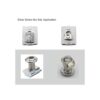 Kit de tuerca de tornillo plateado para conector de_3