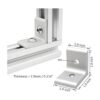 Perfiles de extrusión de aluminio de 1 pulgada x 1 pulgada_3
