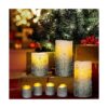 Furora LIGHTING Velas sin llama plateadas con control_2
