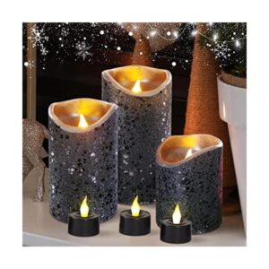 Furora LIGHTING Decoraciones de Halloween velas negras_1