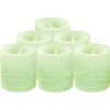 Furora LIGHTING Velas votivas LED verdes paquete de 6_1