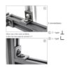 Perfiles de extrusión de aluminio de 1 pulgada x 1 pulgada_5