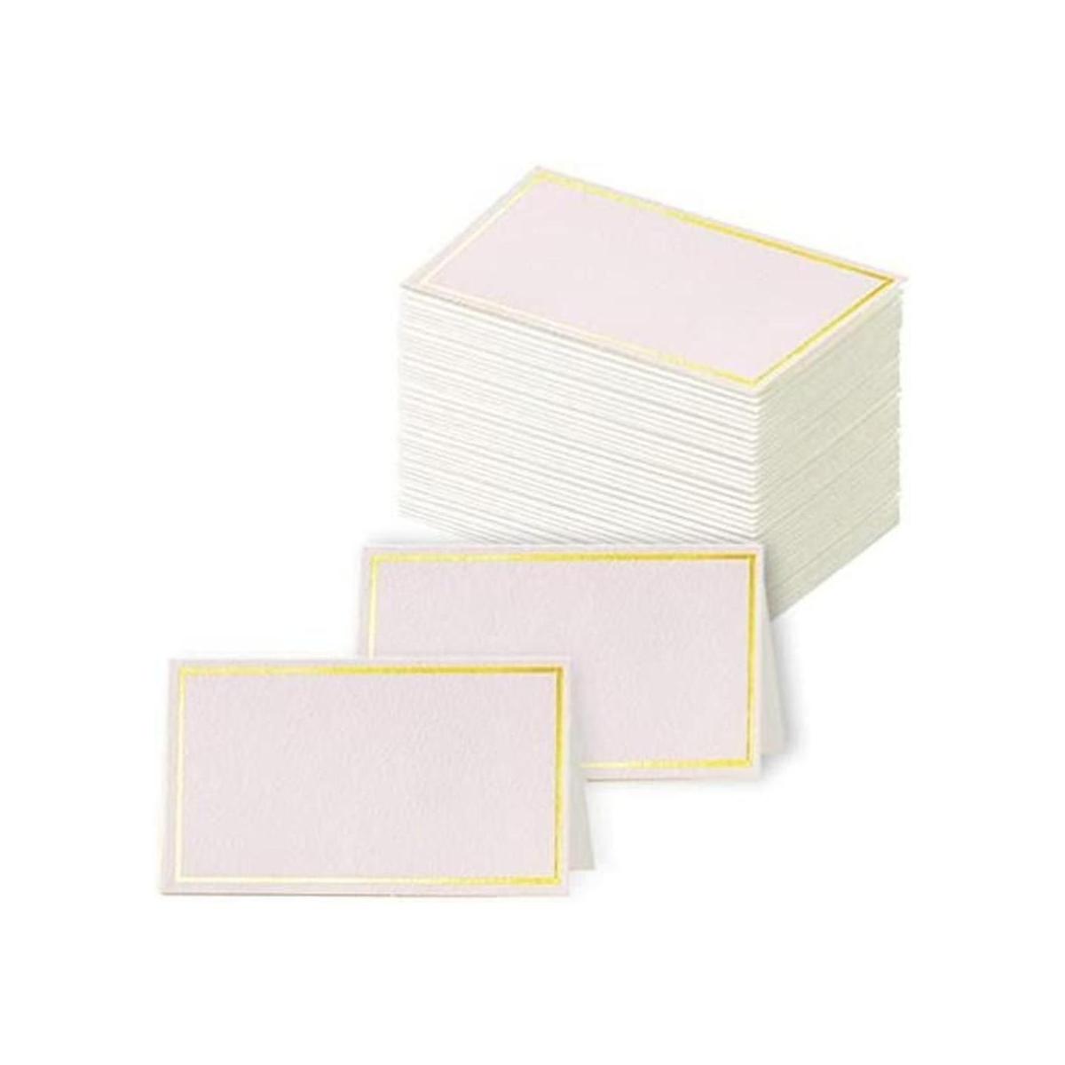 Toncoo 100 tarjetas de mesa de alta calidad tarjetas de