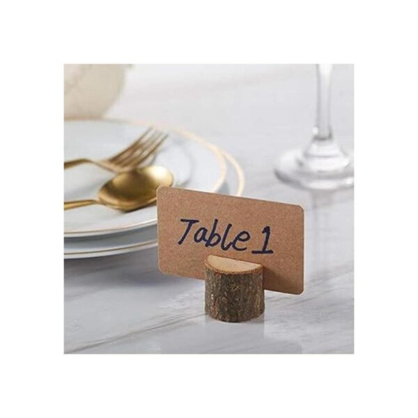 Toncoo Portatarjetas de madera 30 soportes para números_3