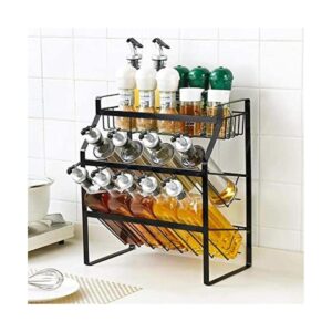 Estante organizador de especias de cocina de 3 niveles