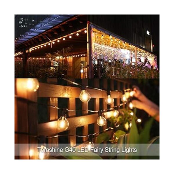 Luces LED Globe G40 al aire libre luces de patio de 40_2
