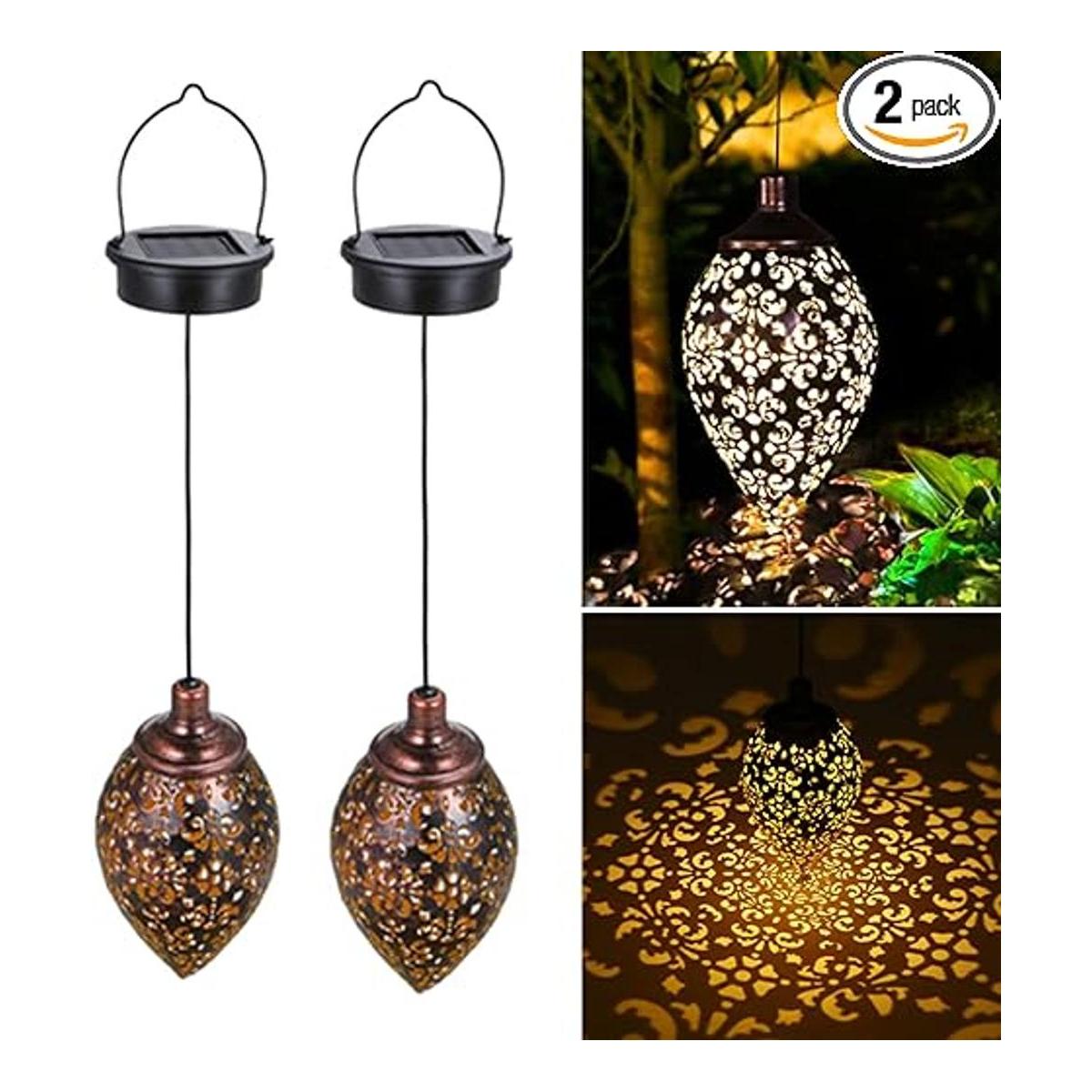 Luces solares colgantes Tomshine linterna solar LED jardín