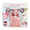 Juego de muñecas pequeñas con mini muñecas de princesa_3