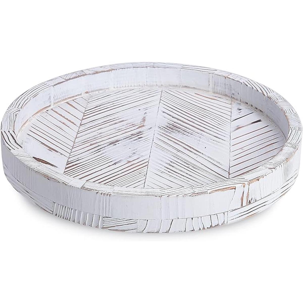 Tocadiscos de madera rústica de 12 pulgadas para mesa