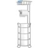 TomCare Soporte de papel higiénico para el inodoro con 4_1