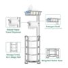 TomCare Soporte de papel higiénico para el inodoro con 4_4