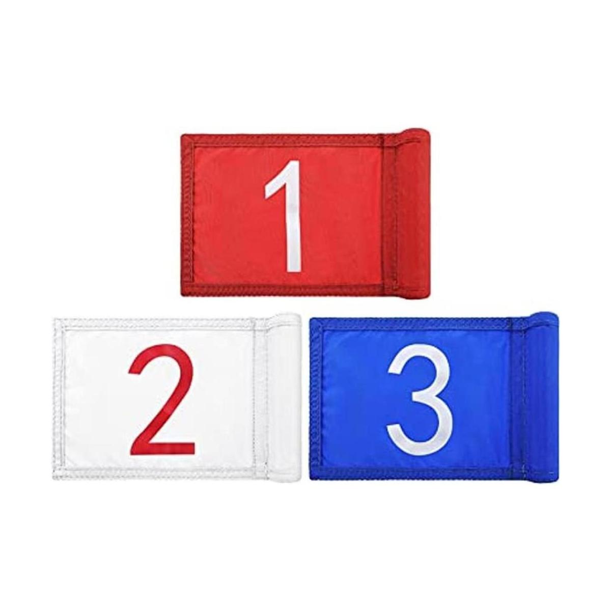 Bandera de golf de 3 piezas con tubo insertado bandera de