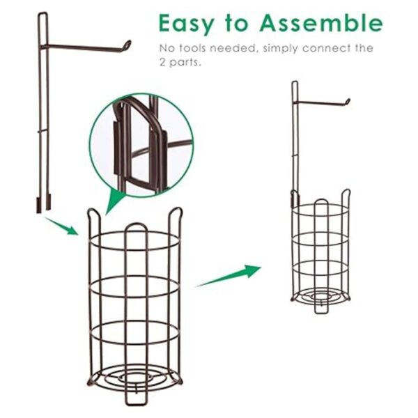 TomCare soporte de pie para papel higiénico dispensador