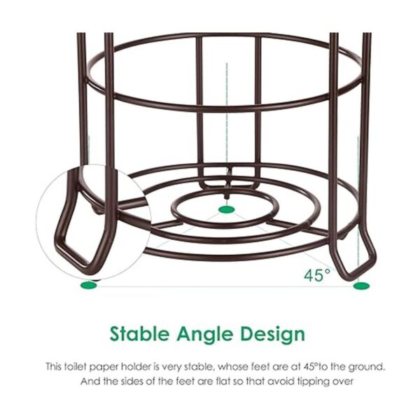 TomCare soporte de pie para papel higiénico dispensador