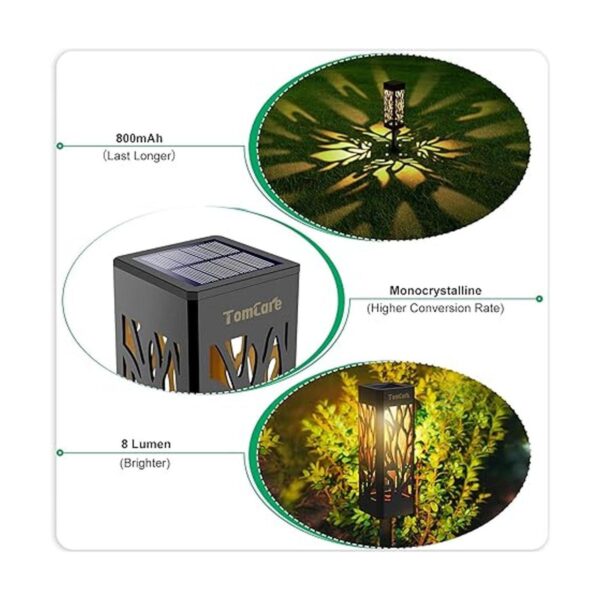 TomCare Luces solares para exteriores luces solares_2