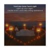TomCare Luces solares de metal con antorcha solar
