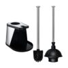 Toilettree Products Combo de cepillo de émbolo y cuenco de