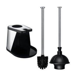 Toilettree Products Combo de cepillo de émbolo y cuenco de