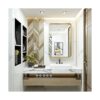 TokeShimi Espejo de baño dorado para pared de 24 x 36_2