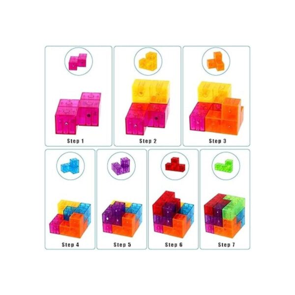 DASDAX Bloques de construcción magnéticos 3D mágicos_3