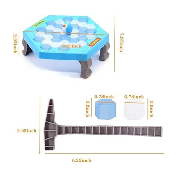 Juego de romper hielo para guardar juguetes de pingino_6