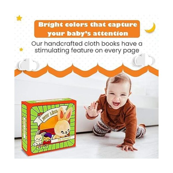 ToBe ReadyForLife Libro suave para bebés de primer año_5