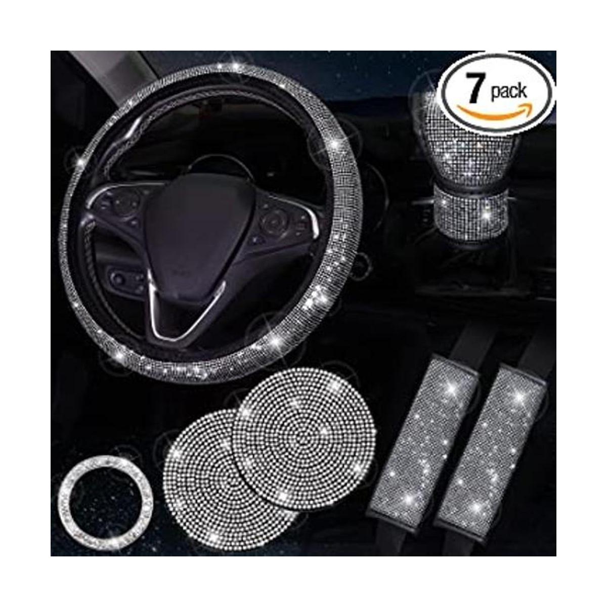 ToBeQueen Juego de 7 accesorios brillantes para el