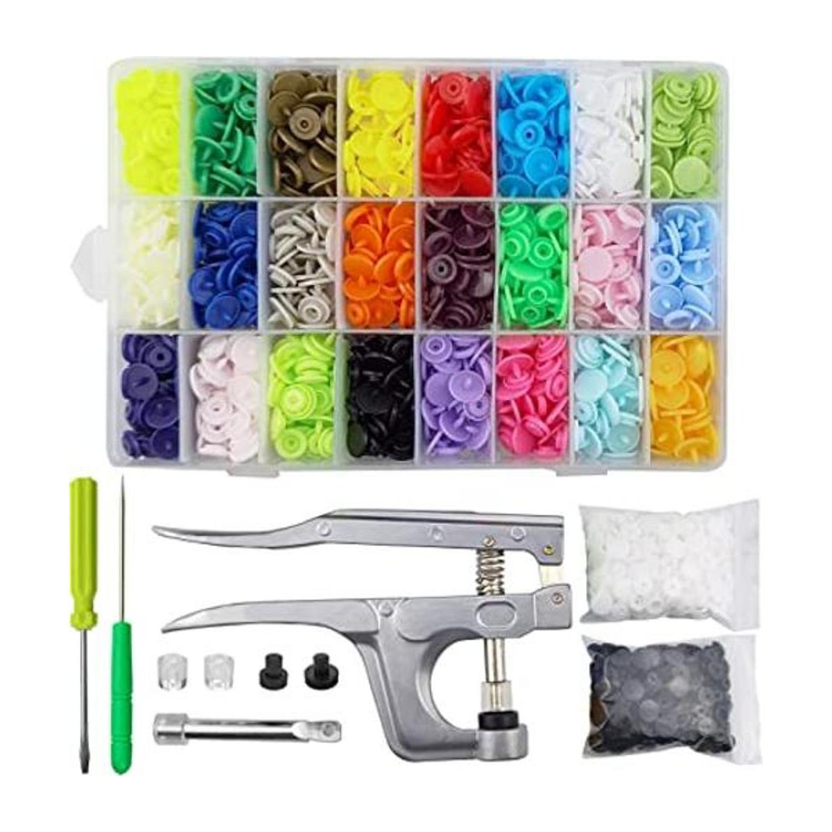TmppDeco Broches de plástico con alicates a presión 460
