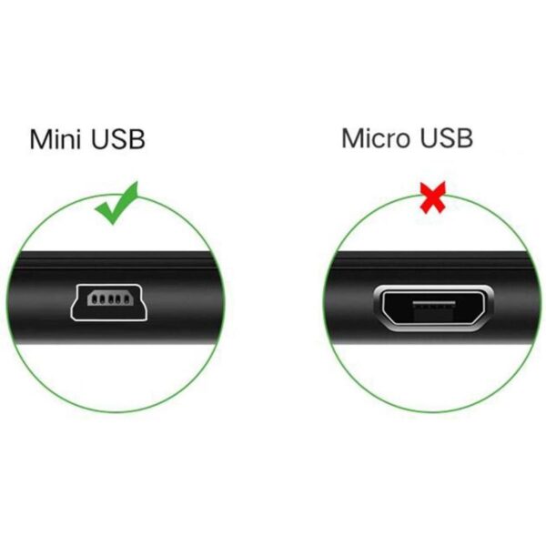 Mini adaptador USB de ángulo recto de 1.64 pies USB A