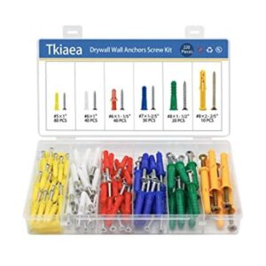 Tkiaea Kit de anclajes y tornillos para paneles de yeso_1