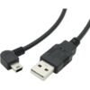 Mini adaptador USB de ángulo recto de 1.64 pies USB A