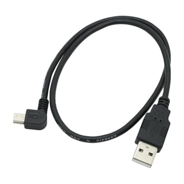 Mini adaptador USB de ángulo recto de 1.64 pies USB A