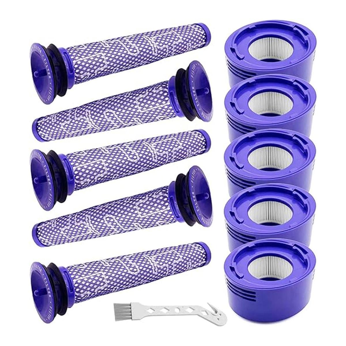 Paquete de 10 filtros de repuesto Dyson V7 V8 Filtro