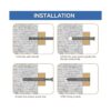 Tkiaea Kit de anclajes y tornillos para paneles de yeso_4