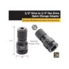 Titan Tools Adaptador de impacto de cambio rápido 12039