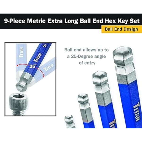 Titan Tools 12714 juego de llaves con punta hexagonal y_4