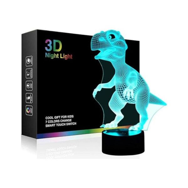 Tiscen Luz nocturna de ilusión 3D lámparas de escritorio