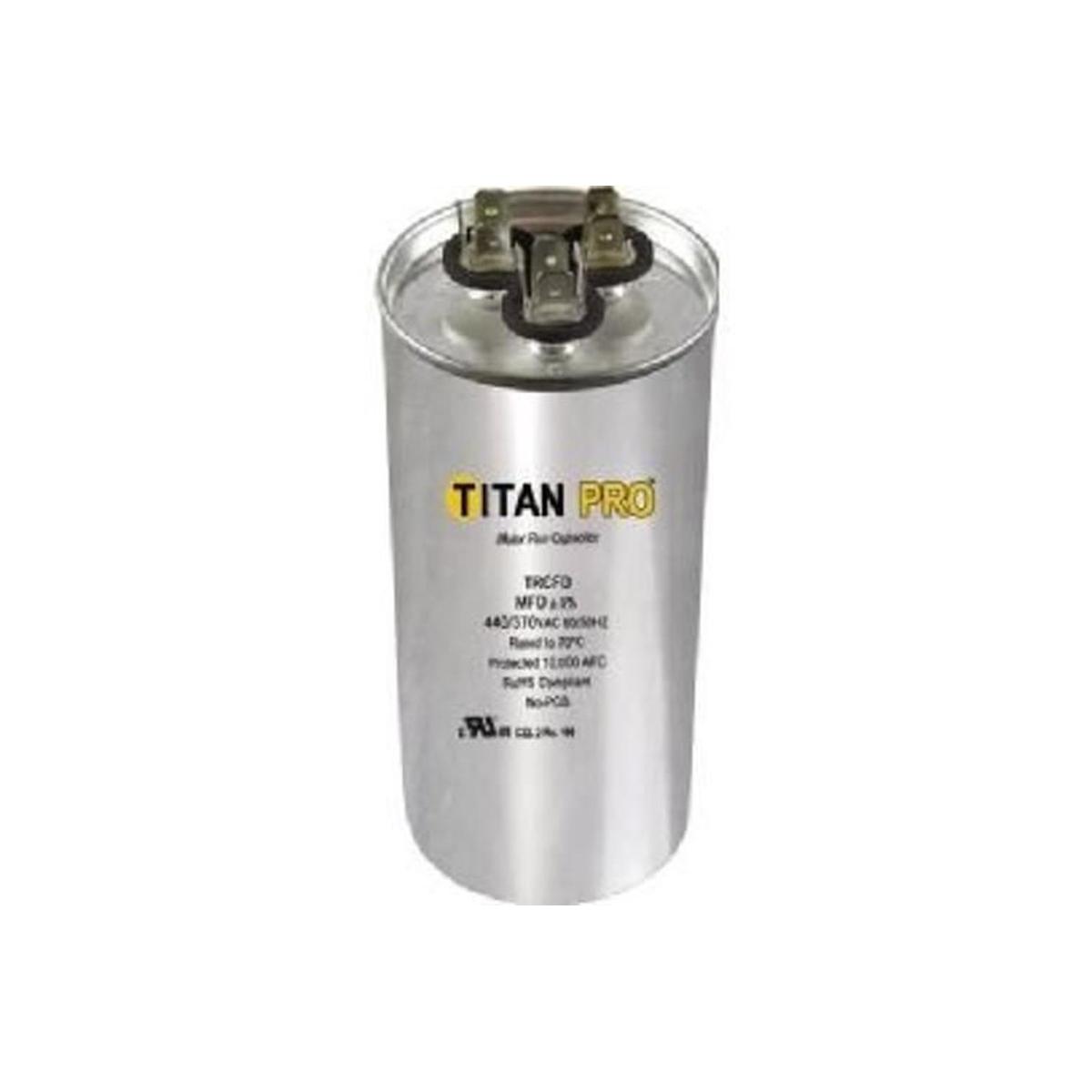 Titan TRCFD405 capacitor de motor cilíndrico MFD doble