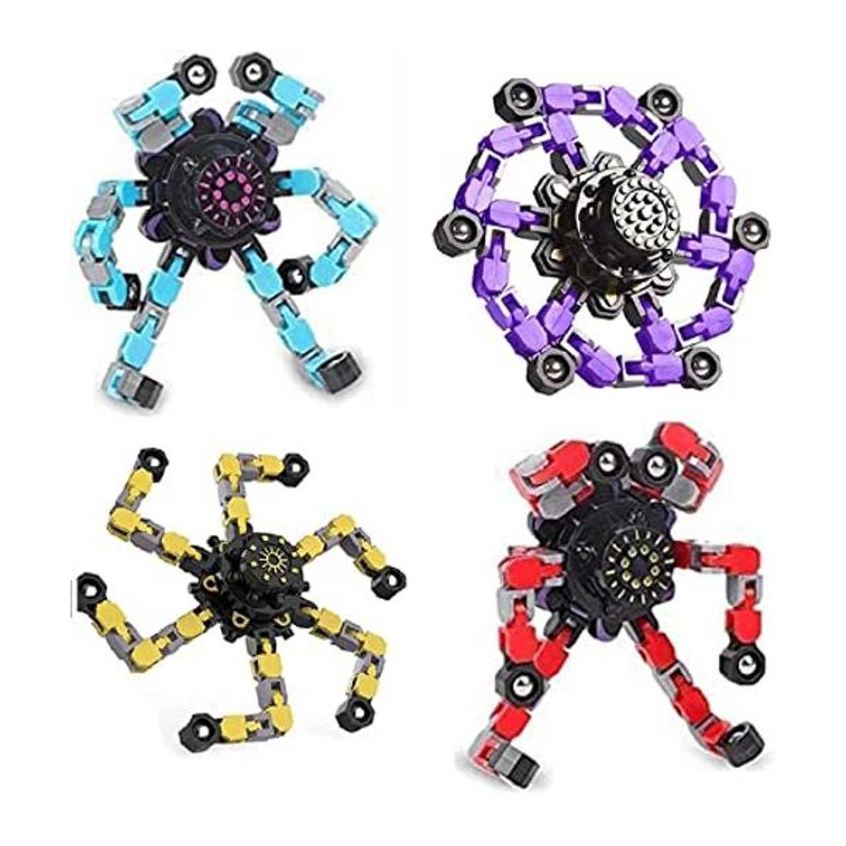 Tirdkid Paquete de 4 paquetes de 4 robot transformable de