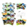 TINYMILLS Juego de libros para colorear de caballos y