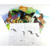 TINYMILLS Juego de libros para colorear de caballos y