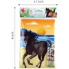 TINYMILLS Juego de libros para colorear de caballos y