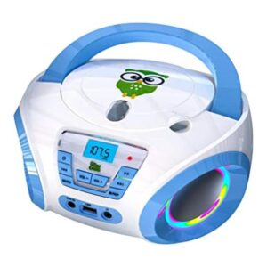 TinyGeeks Tunes Kids Boombox Reproductor de CD para niños_1