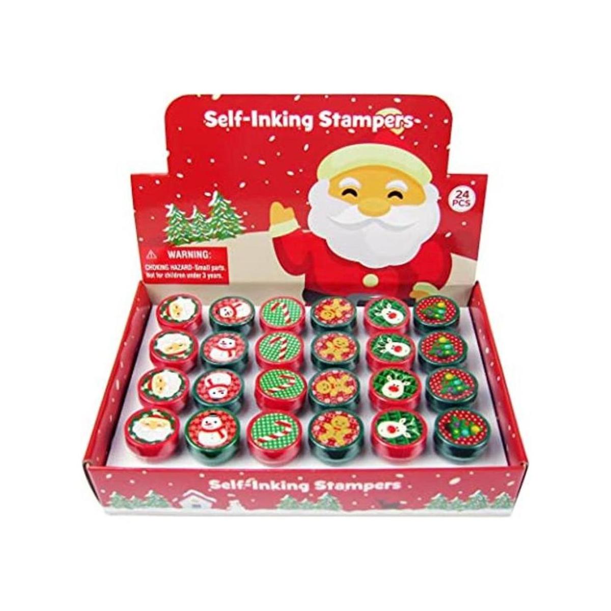 Tiny Mills 24 sellos de Navidad para fiestas infantiles