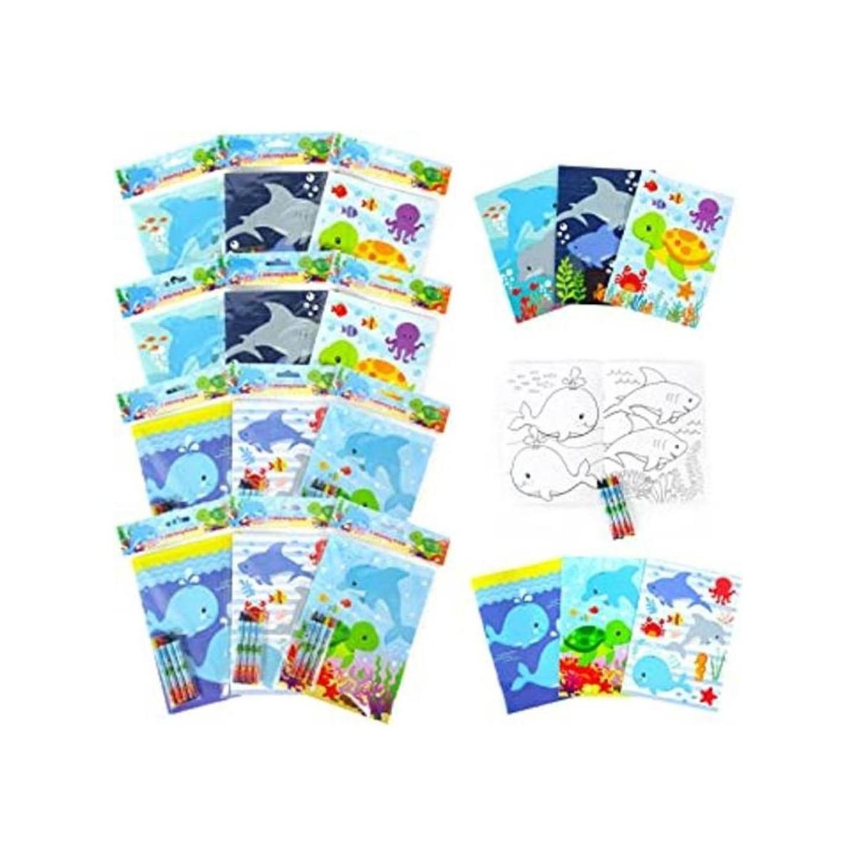 TINYMILLS Juego de libros para colorear de tortugas