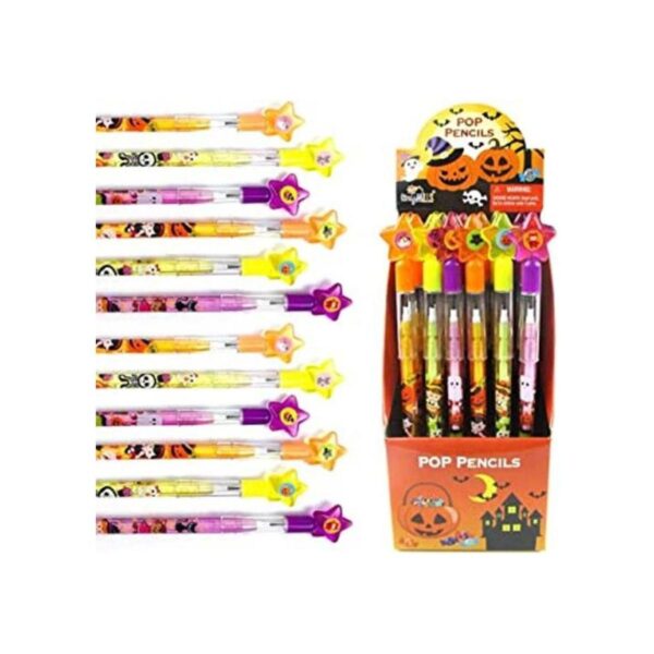 TINYMILLS Lote de 24 lápices apilables para Halloween_1