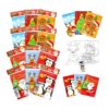 Juego de libros para colorear y lápices de rayón para_1