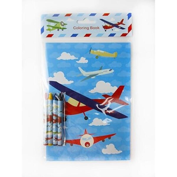 TINYMILLS Juego de libros para colorear para avión con 12_3