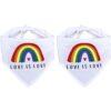 Tinsow 2 baberos transpirables Bandanas blancas con_1
